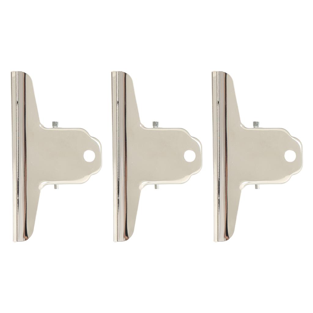 3 шт. зажимы Bulldog с гладкими краями, сильная сила зажима, металлические шарнирные зажимы для поделок, пищевых пакетов, фото