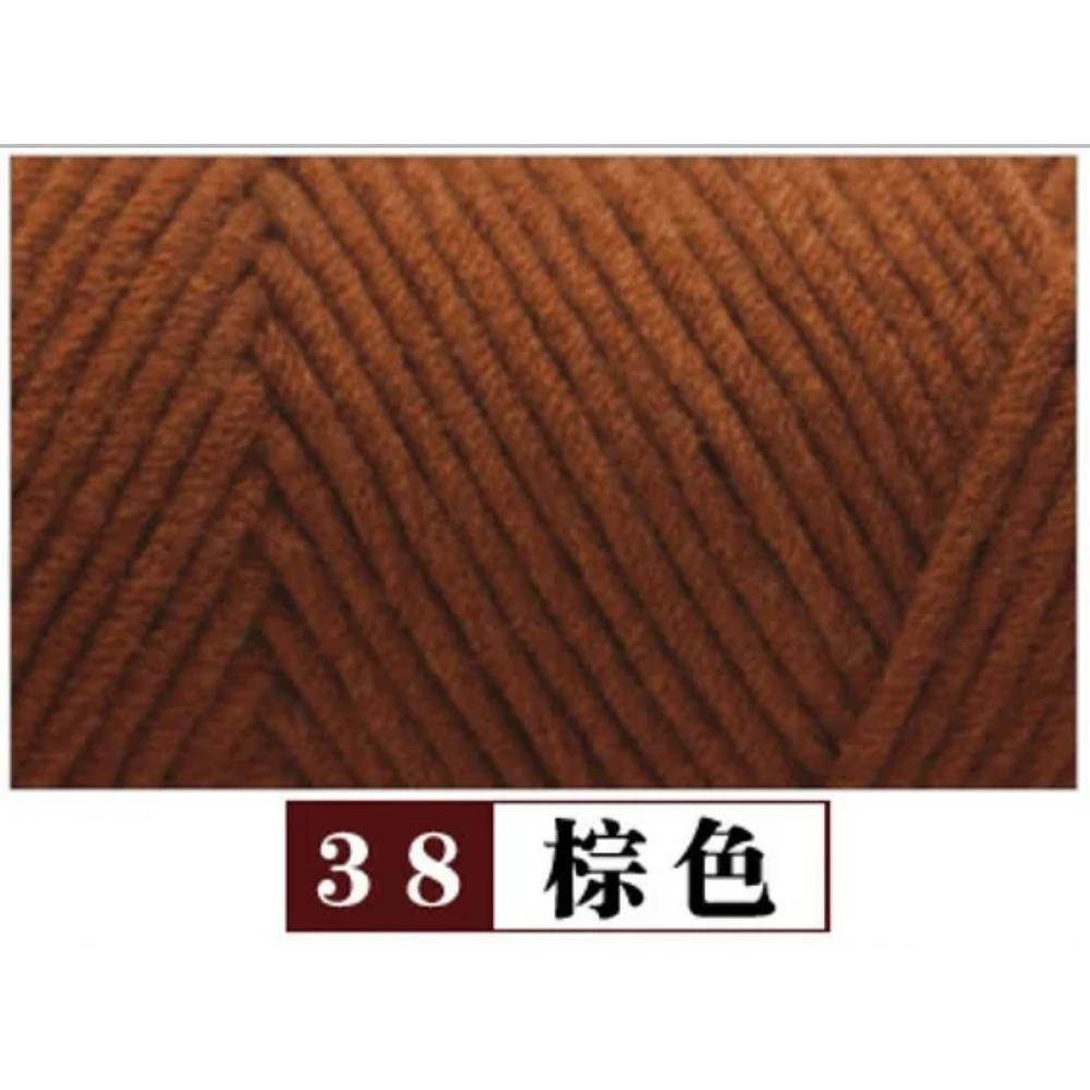 100 г Пряжа Pure Colour Lover Мягкая молочная хлопковая пряжа Шерстяная пряжа 8 сложений Нить для вязания шарфа Шерсть Ручная работа DIY Шарфы Подарок