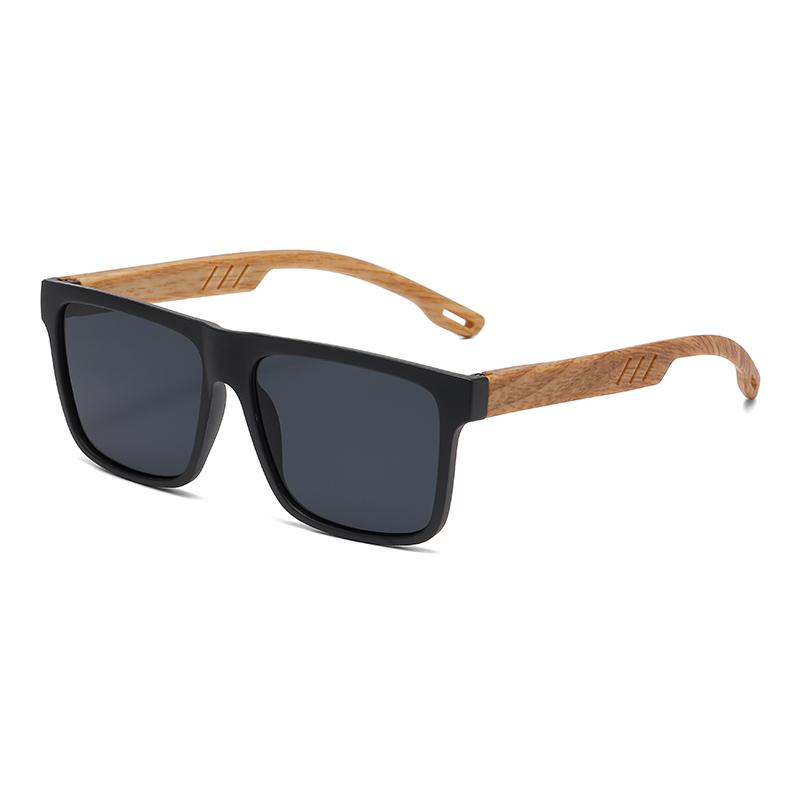 Ретро бамбуковые солнцезащитные очки для мужчин, защита от УФ, модные стильные очки 3052, винтажный стиль, УФ-защита