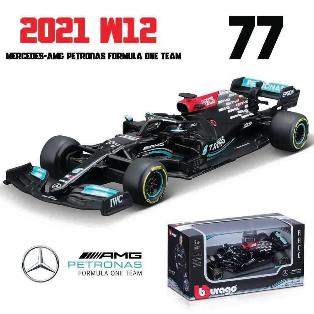 Bburago 1:43 Mercedes-AMG Petronas F1 Команда W15 2024 № 44 Хэмилтон № 63 Джордж Расселл модель из литого сплава