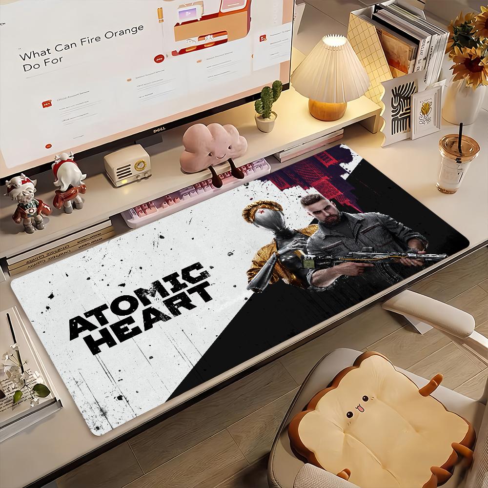 Game Atomic H-Heart Mouse Pad Computer Laptop Rubber Non-slip Mouse Mat Mousepad Gamers Decoracion Desk Mat
