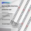 Non-slip Aluminum Alloy Safety Ruler for Art & Cutting