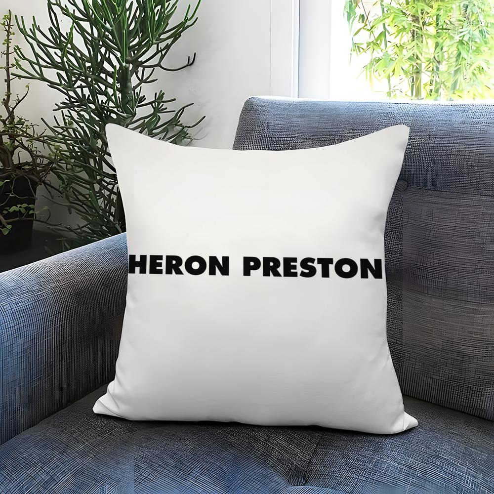 Stylish HHeron Prestoning Cushion Cover Comfortable Reversible Pillow Cover Ideal for Car Sofa Bedroom Beyond
