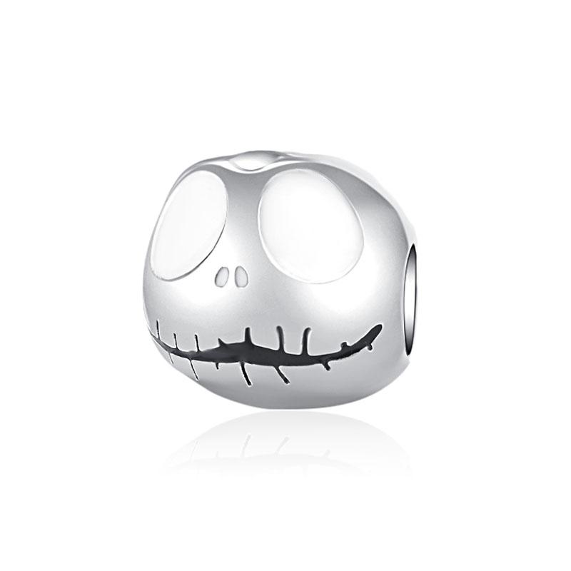 Хэллоуин Медный Тыква Призрак Шарм Шляпа Глаза Бабочка Бусина Подходит Женщинам Оригинальный Браслет Украшения Для Рождественского Подарка