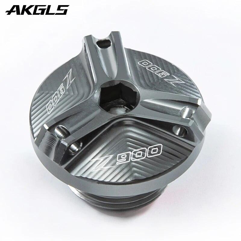 For Kawasaki Z 900 Z900 Z900RS Z 900rs 2017 2018 2022 Motorcycle Engine Oil Cap Bolt Fuel Filler Cap Accessories