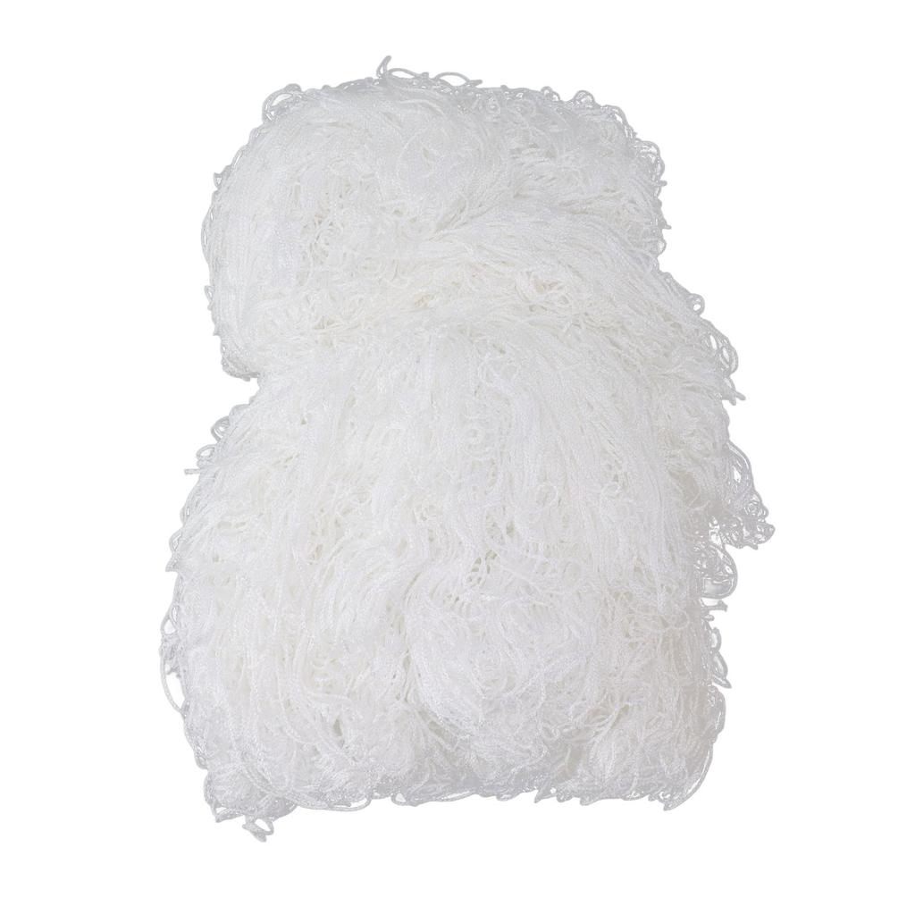 Plant Climbing Net Polyester White Reusable Trellis Netting for Beans Tomatoes Peas Pumpkin Flowers