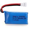 1-Pack LiPo Battery 3.7V 380mAh | Rechargeable for RC Drones & Quadcopters | Compatible with Hubsan X4 H107L H107C H107D, V252, JXD 385