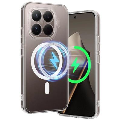 Чехол для Xiaomi 15T Pro 15T 14T 15 Pro 15 ULTRA Прозрачный Ударопрочный Для MagSafe Сильно Магнитный Силиконовый Тонкий Противоударный Чехол