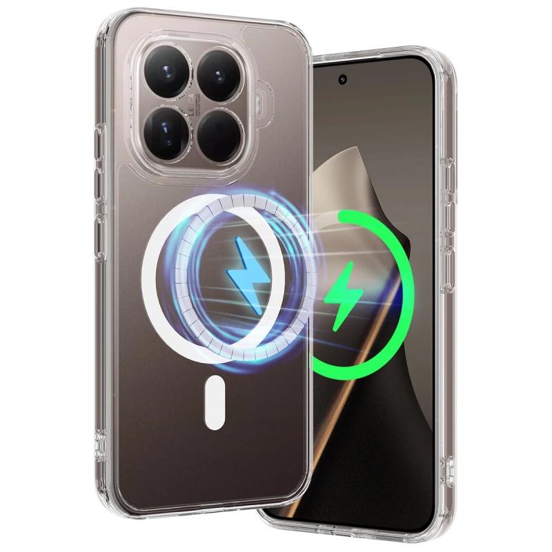 Чехол для Xiaomi 15T Pro 15T 14T 15 Pro 15 ULTRA Прозрачный Ударопрочный Для MagSafe Сильно Магнитный Силиконовый Тонкий Противоударный Чехол