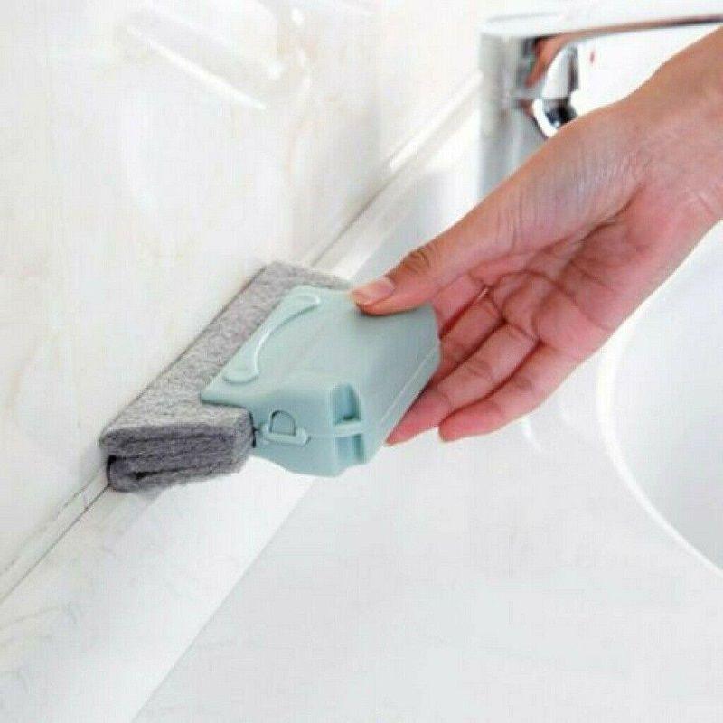 Eco-friendly Window Door Track Cleaning Brush With Durable Scouring Pad For Efficient Dust Removal