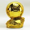 Ballon d'Or Trophy Ornament: Resin Football Craft, 2022 World Cup Souvenir, In Stock