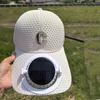Sun Hat with Upgraded USB Charging Port Extended Brim Cooling Fan Sun Hat Indoor Outdoor Portable Sun Hat