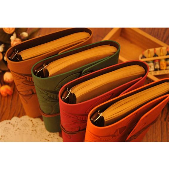 Винтажный ремешок с подвеской в виде листа, чехол для ноутбука из искусственной кожи, переплет