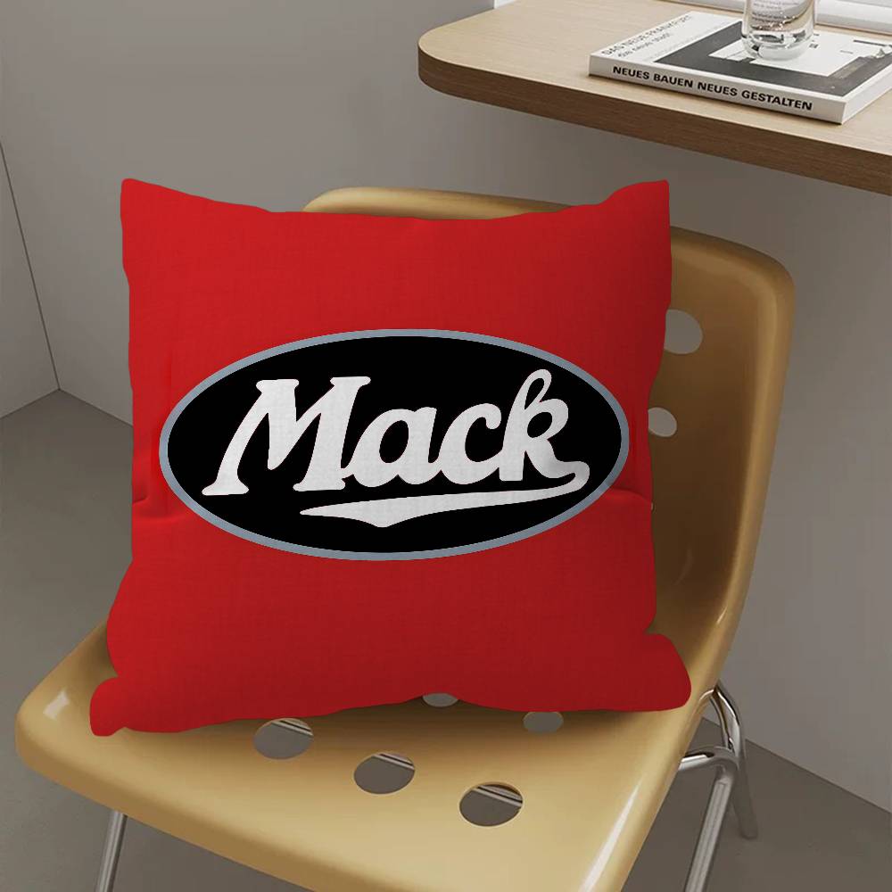 Подушка с логотипом T-Truck Car M-MACKs, Аниме-подушка, Подушка для изголовья дивана-кровати, Наволочка, Чехол для подушки 45x45 см, Модная