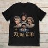 Золотые Девочки Thug Life Хлопковая Черная Футболка Все Размеры