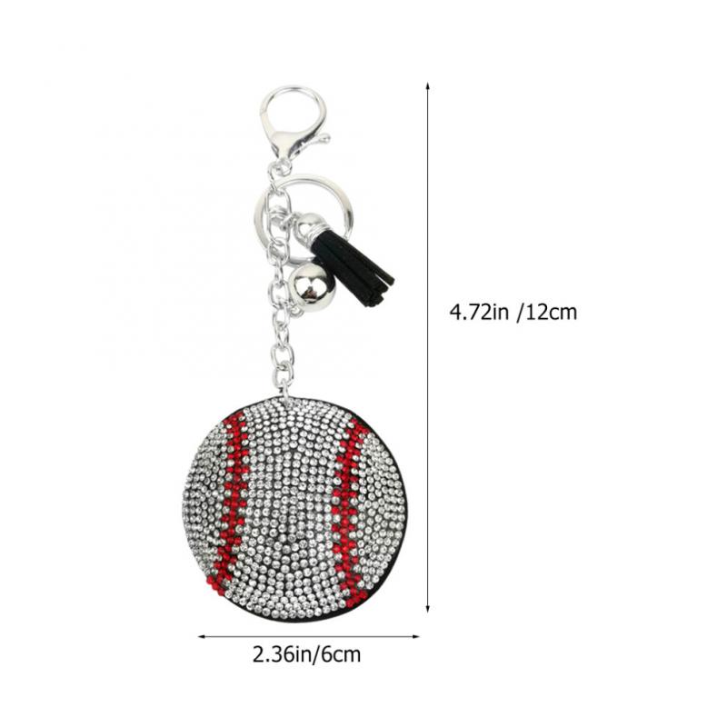 2er Set Sportball-Schlüsselanhänger, kreatives Geschenk für Sportpartys, Mini-Sportball-Rucksackanhänger