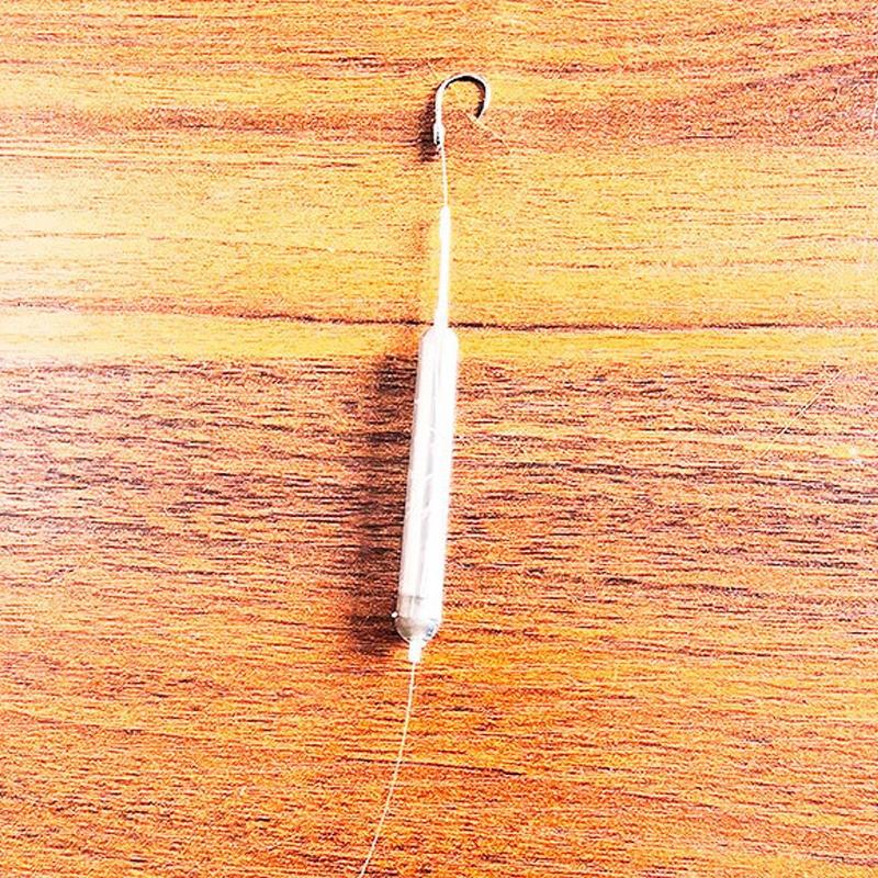 1 комплект Подвесные рыболовные поводки с крючком Анти-донная золотая гильза Крючок для ловли карпа Размеры 1#-7# Готовые к использованию карповые поводки Рыболовная приманка