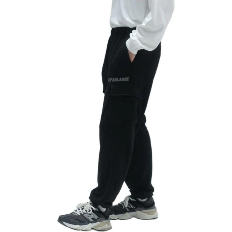 New Balance Мужские повседневные брюки Met24 Черные AMP45029-BK