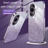 Luxury Gradient Glitter Plating Case For Huawei Nova 11 Pro 10 SE 9 9Z Y91 Y90 Y70 Plus Y61 8 8i 7 6 3 3i Silicone Back Cover