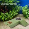     Floating Island   Pet Reptile   Supplies Aquarium Ornament(Green)