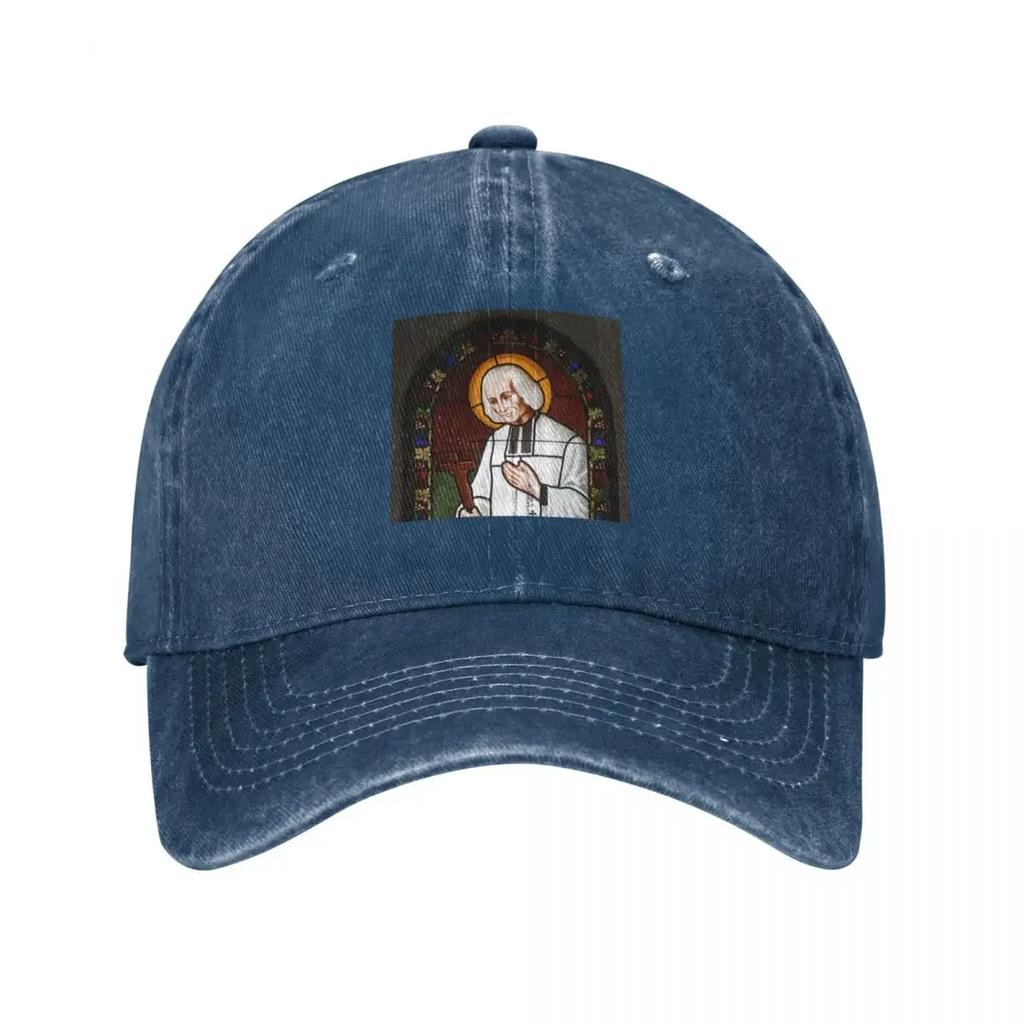Priest Saint John Vianney Baseball Cap Golf Hat Sunscreen Bobble Hat fishing hat Unisex Luxury Brand Womens