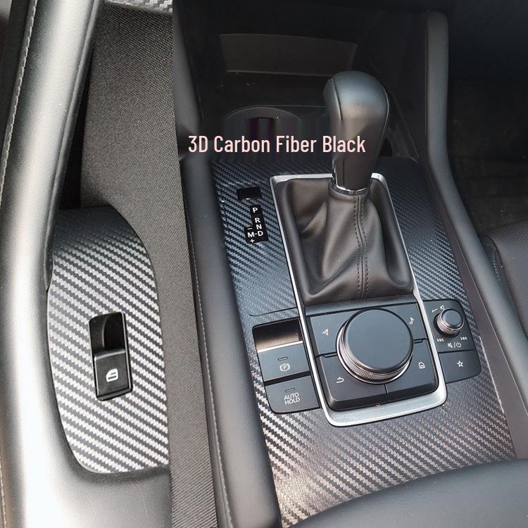 Interior Stickers & Shift Lever Console Wrap for 20 Mazda 3 Next Gen Models