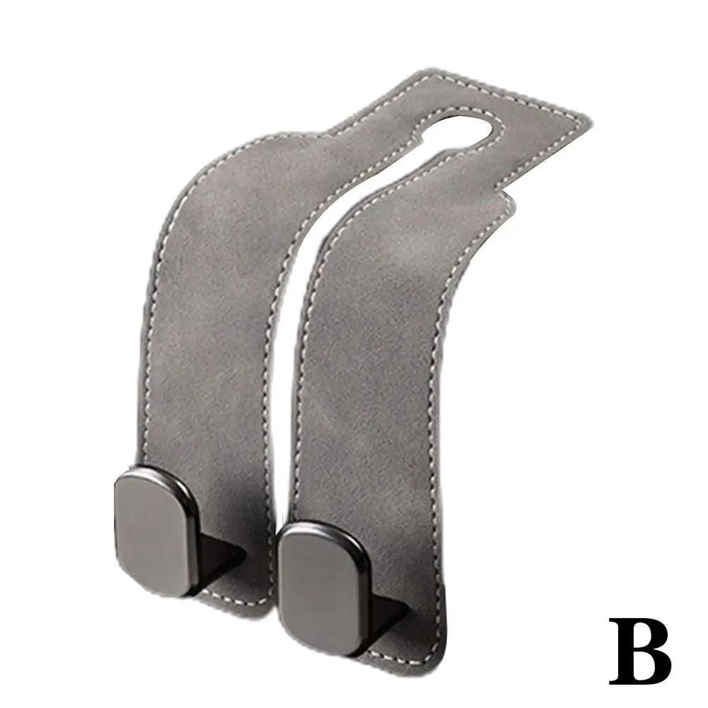 Качественный автомобильный крючок для подголовника, металлический крючок для подвешивания на заднее сиденье, двойной крючок, 20 кг, большой грузоподъемный крючок из сплава, универсальные автомобильные аксессуары