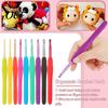 Travel Friendly Crochet Accessories 59Pcs/Set Tools Kit, Ergonomic Hooks Yarn Set for Hands with Storage Bag, Complete Tool Kit Beginners