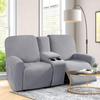 Recliner Cover, Electric Functional Sofa Cover with Center Console Sofa Cover, Elastic All-inclusive Split Massage Chair Cover