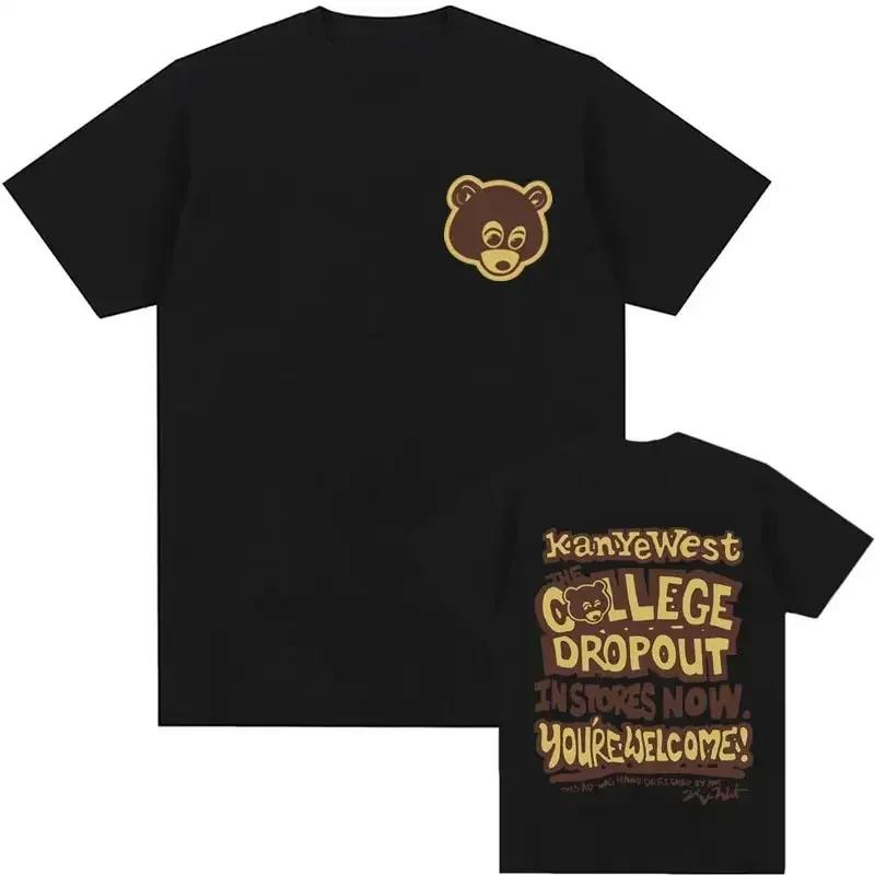 Funny Kanye West Meme T-Shirt Vintage Hip Hop Rap Tshirt UnisexCotton Short Sleeve Oversized T Shirt Streetwear Clothes