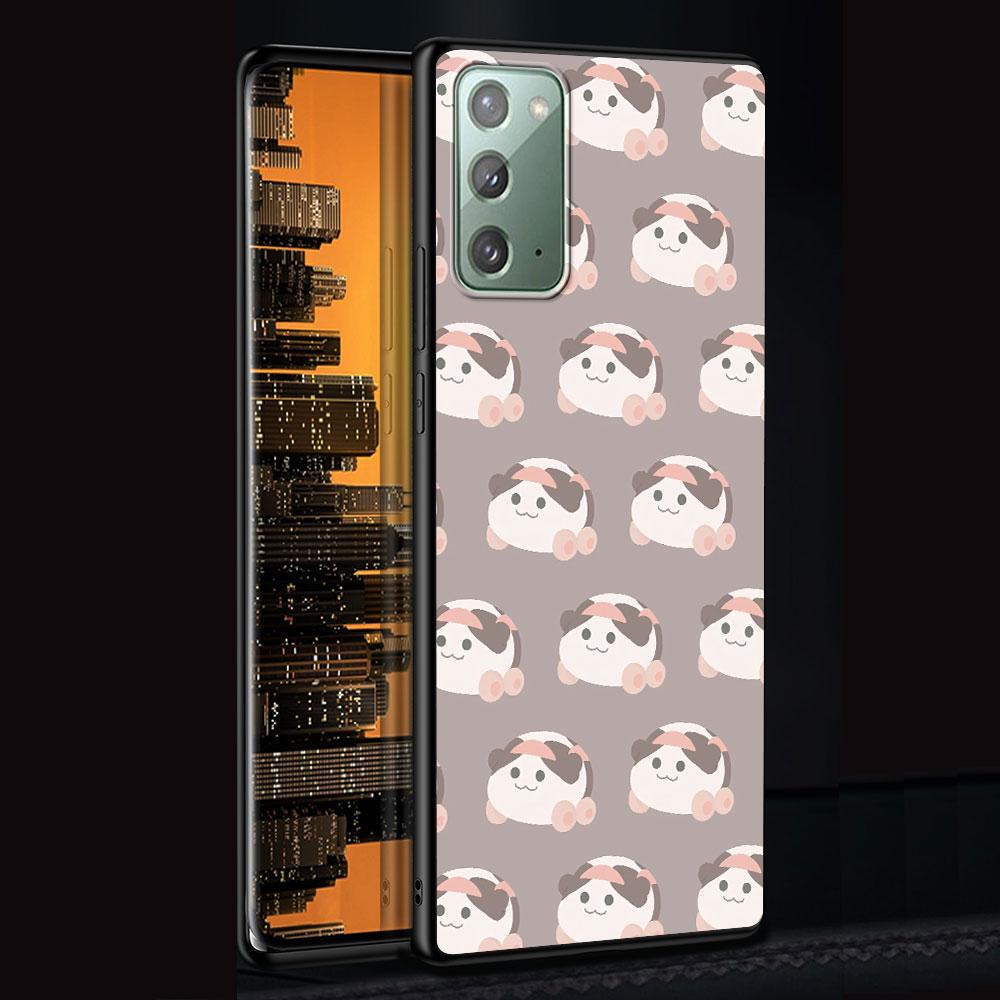 PUI PUI MOLCAR Милый чехол для Samsung Galaxy Note 20 Ultra 8 10 Lite 9 TPU Чехол для телефона Note 10 Plus Черный Мягкий чехол Funda Capa