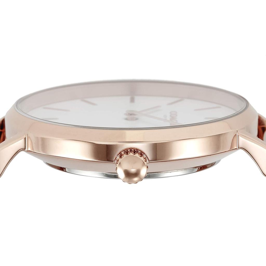 PERRY White Dial Stainless Steel Quartz 32MM Watch 14503425 Rose Gold [Coach] Women's [Item]
