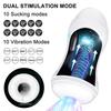 Male Masturbator Toys Automatic Sucking Masturbation Cup For Men Deep Throat Oral Vagina Suction Blowjob Vibrating Sex Machine