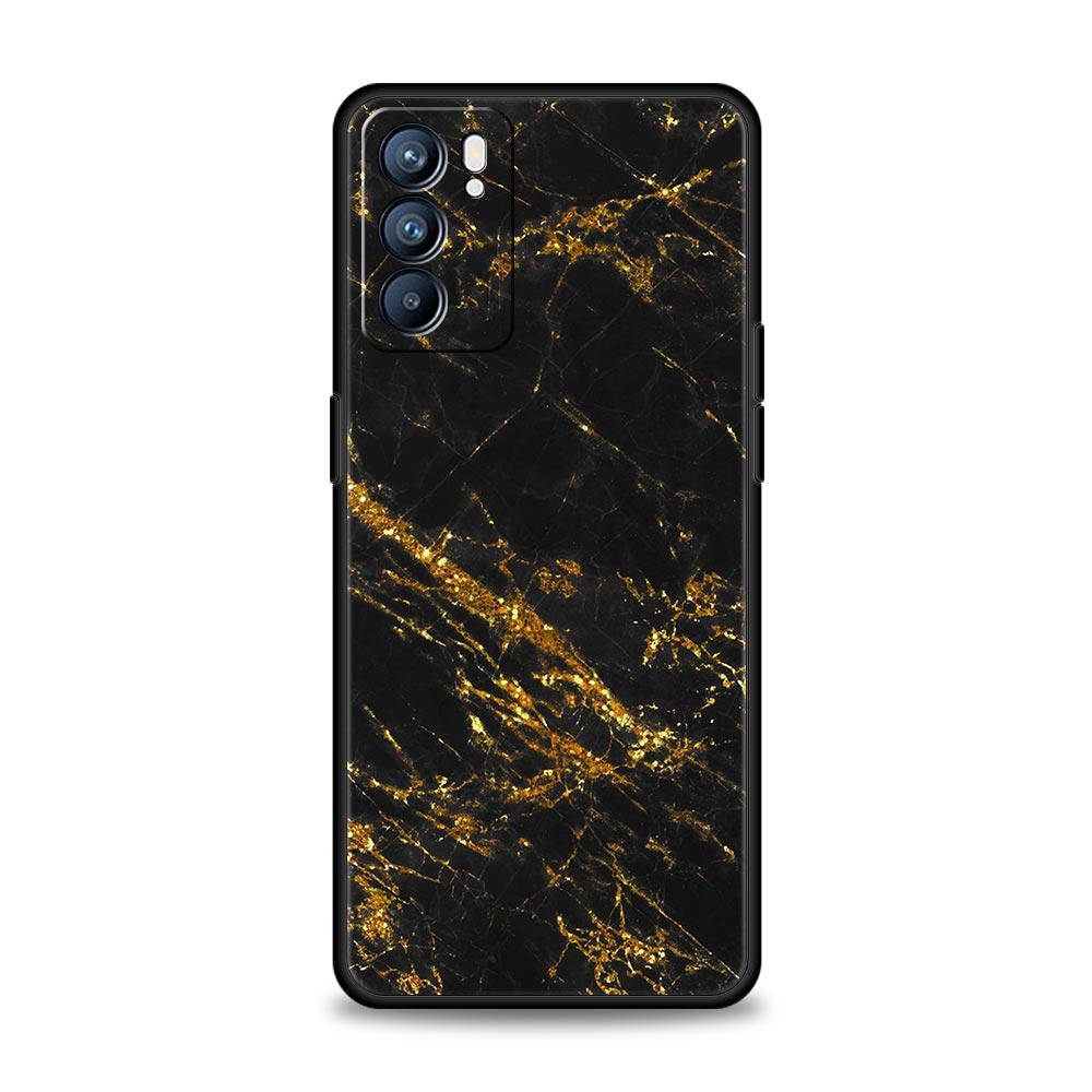 Мягкий чехол для телефона с рисунком из мрамора для Oppo Find X5 A54 A53 A52 A9 2020 A15 A95 A16 A76 A74 A12 Reno7 SE Reno6 Pro 5G TPU Cover