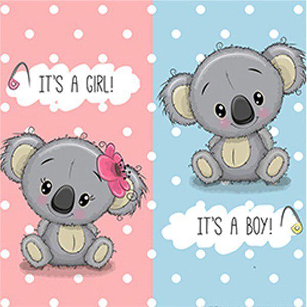 Алмазная картина Мультфильм Медведь 5D Вышивка Крестом Набор Изображение Горный Хрусталь