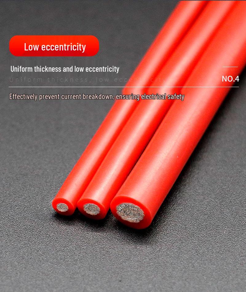 3135 High-Temperature Resistant Silicone Wire for New Energy Lithium Batteries - Soft and Flexible Electric Wire (14, 16, 18, 20 AWG)