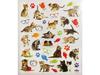 Autocollants - Petits chats - Paillettes