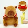 Plush Toy Capybara With French Fries Pp Cotton Stuffed Animal Gift Kids For
