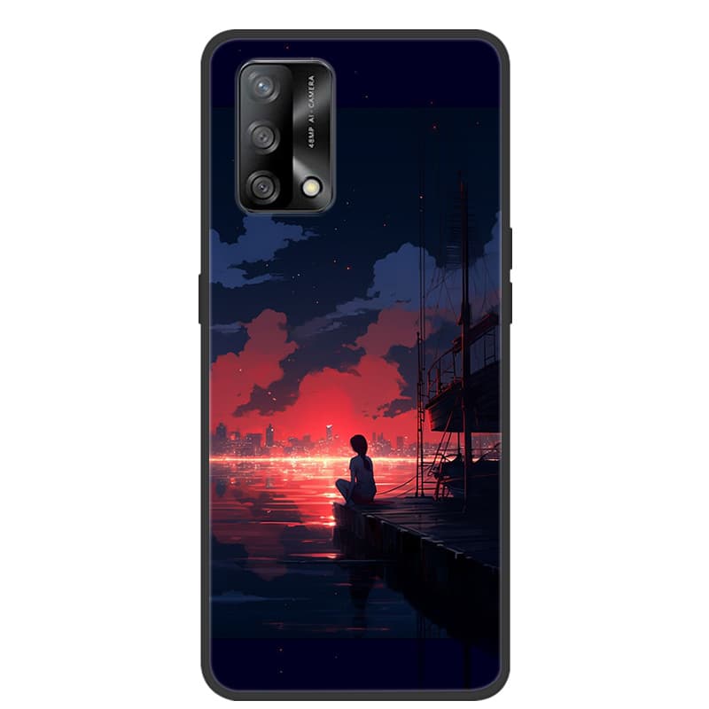 For Oppo A74 4G Case CHP2219 Funda Soft Silicone Cartoon Phone Case For Oppo A74 5G OppoA74 A 74 Cover Fundas Bumper Coque Capas