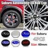 Накладка на центральное отверстие колеса 60 мм с эмблемой для Subaru Forester Outback Crosstrek XV Impreza WRX BRZ Legacy STI и т.д. Колпачок