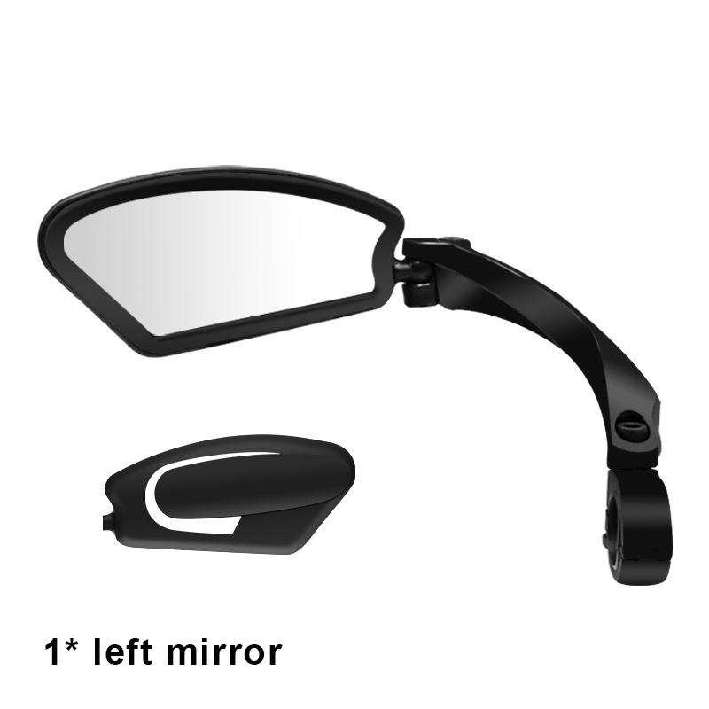 Bicycle Mirror 360 Degree Rotate MTB Road Bike Rearview Handlebar Mount Flexible Safety Cycling Back Mirror Folded Blind