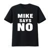 Мужская футболка Mike Says No Jamband Lot Style Черная винтажная стирка Мягкая Повседневная Дышащая с принтом Немного модная