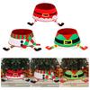 1PC Printed 3D Tree Skirt Folds Compactly For Storage Festive Tree Base Cover Eco-Friendly Material 60x40x20cm