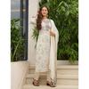 Women's Rayon Embroidered and Printed Straight Kurta with Pant And Dupatta Sets
