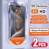 Dust Free Bubble Free Installation Anti-Spy Tempered Glass for IPhone 15 14 13 12 11 Pro Max Mini SE XS XR X Max 15 Plus Screen Protector