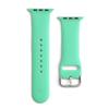 Mint Green Silicone Band for Apple Watch Series SE/9/8/7/6/5/4/3/2 (38-41mm) by Hurtel – Premium Replacement Watch Strap Accessory