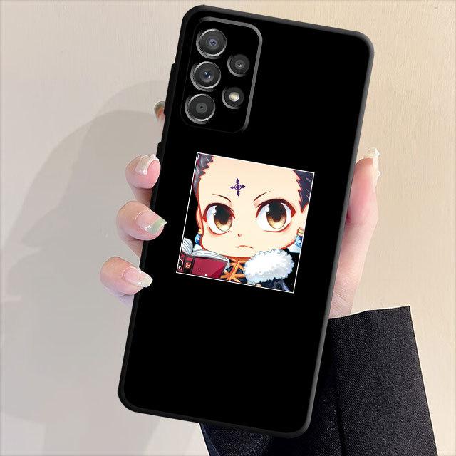 Милый чехол для телефона Hunter X Hunter для Samsung Galaxy A52 A13 A32 A72 A33 A22 A23 A71 A31 A51 A53 A21s A11, черный мягкий чехол