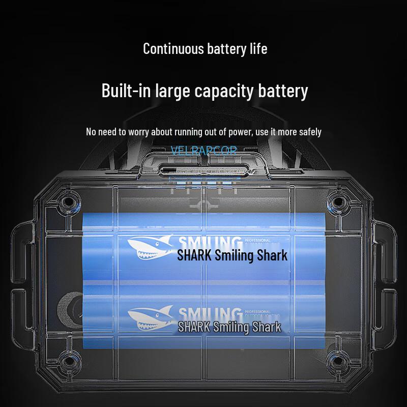 Фонарик Smiling Shark TD-8007, перезаряжаемый, двойная упаковка
