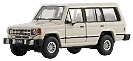 BM CREATIONS Mitsubishi Pajero 1st Gen 1983 Ivory Finished Model 64B0242 1/64 (LHD)