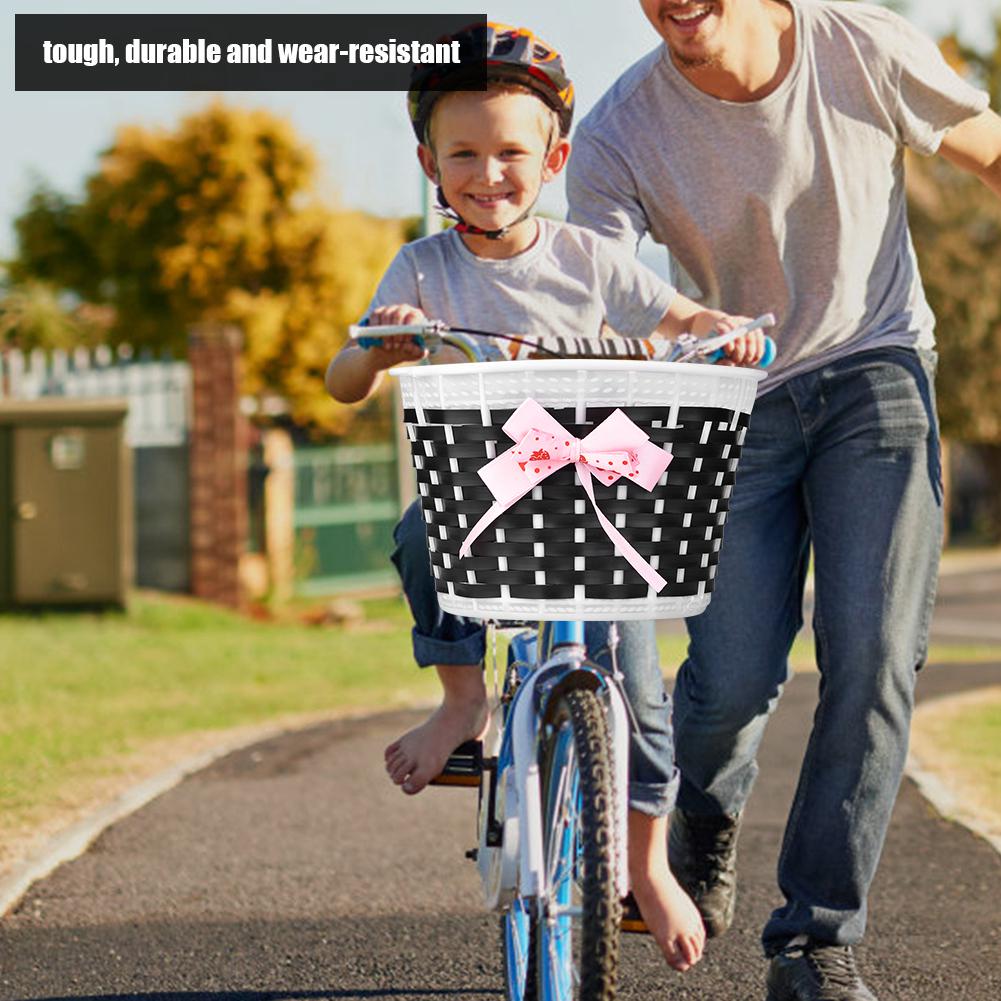Bicycle Scooter Front Basket Bike Cycle Shopping Holder for Children Kids Girls
